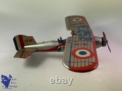 Jouet Ancien Jep 252 Avion Chasse Morane Saulnier Mecanique 1933 40cm