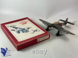 Jouet Ancien Jep 270-2 Avion Demontable Type Stuka Dux Vers 1946