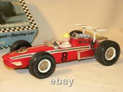 Jouet Ancien Joustra Auto De Course Indianapolis 2163 Toy Racing Car Neuve Boite