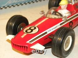 Jouet Ancien Joustra Auto De Course Indianapolis 2163 Toy Racing Car Neuve Boite