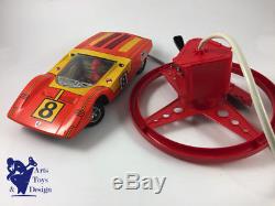 Jouet Ancien Joustra Ref 2907 Grand Volant Ferrari 512s Avec Boite
