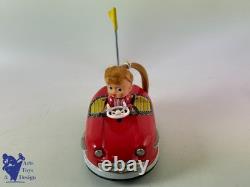 Jouet Ancien Ko Japan Coney Island Scooter Mecanique 14cm Vers 1960