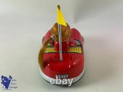 Jouet Ancien Ko Japan Coney Island Scooter Mecanique 14cm Vers 1960