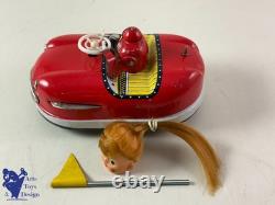 Jouet Ancien Ko Japan Coney Island Scooter Mecanique 14cm Vers 1960