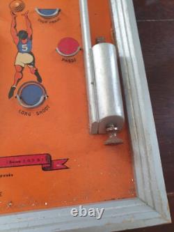 Jouet Ancien Le Basket Francais Samud Vers 1950 Flipper Complet Boite Regle Etc