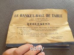 Jouet Ancien Le Basket Francais Samud Vers 1950 Flipper Complet Boite Regle Etc