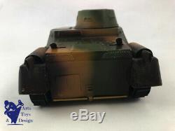 Jouet Ancien Lineol Ref 1280 Tank Panzer Mecanique Vers 1935 L 19cm Tres Rare