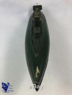 Jouet Ancien Marklin 5110/40 Clockwork Submarine Sous Marin 40cm Av Boite C. 1930
