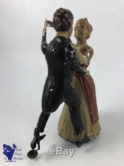 Jouet Ancien Mecanique Antique Toy Gunthermann C. 1900 Danseurs Tango With Box