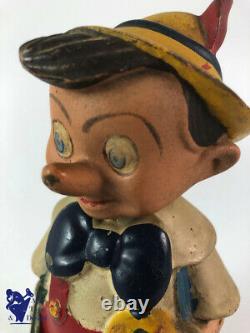 Jouet Ancien Mecanique Jouets Creation France Pinocchio C1950 H 20cm Walt Disney