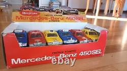 Jouet Ancien Mercedes 450se Rarissime Coffret Revendeur 12 Modeles