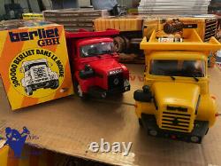 Jouet Ancien Mont Blanc Exceptionnel Carton De 10 Berliet Renault Gbh 280 C. 1970
