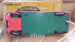 Jouet Ancien Paya Citroën Ds 19 Électrique Teleguidée 1/12 En Boite D'origine