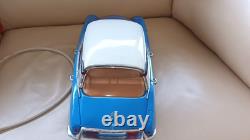 Jouet Ancien Paya Citroën Ds 21 Pallas Électrique Teleguidée 1/12 Bleue/blanc
