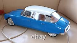 Jouet Ancien Paya Citroën Ds 21 Pallas Électrique Teleguidée 1/12 Bleue/blanc
