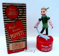 Jouet Ancien Peter Pan Walt Disney Etat Neuf + Boite Kohner no Wakouwa 1950 USA