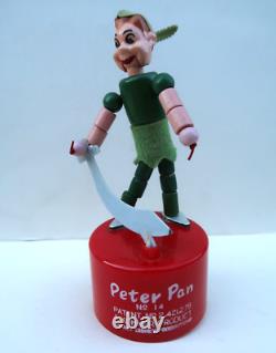 Jouet Ancien Peter Pan Walt Disney Etat Neuf + Boite Kohner no Wakouwa 1950 USA
