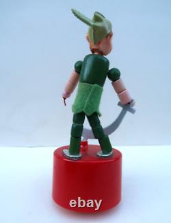 Jouet Ancien Peter Pan Walt Disney Etat Neuf + Boite Kohner no Wakouwa 1950 USA