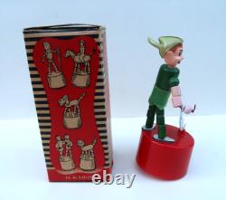 Jouet Ancien Peter Pan Walt Disney Etat Neuf + Boite Kohner no Wakouwa 1950 USA