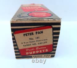 Jouet Ancien Peter Pan Walt Disney Etat Neuf + Boite Kohner no Wakouwa 1950 USA