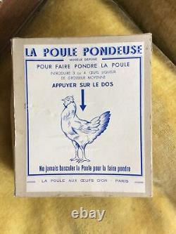 Jouet Ancien. Poule Pondeuse. La Poule Aux Oeufs D'or. Paris