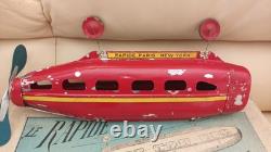 Jouet Ancien Rollet 1933 Le Rapide Aerien Paris New York En Boite D'origine