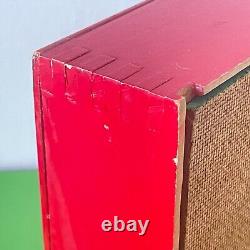 Jouet Ancien Tir Forain Becassine En Bois Peint 40x25 CM 3 Personnages