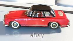 Jouet Ancien Tôle Alps Japan Mercedes 230sl Pagode Électrique 27cm Années 60
