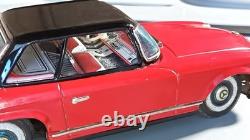 Jouet Ancien Tôle Alps Japan Mercedes 230sl Pagode Électrique 27cm Années 60