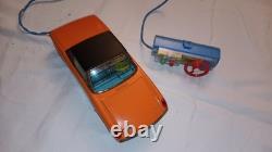 Jouet Ancien Tôle Bandai Japan Vw Porsche 914 Électrique Teleguidée