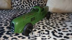 Jouet Ancien Tôle Cij 35cm Renault Nervasport Montlhery Mécanique