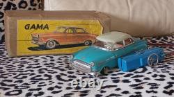 Jouet Ancien Tôle Gama Opel Kapitän Électrique Teleguidée En Boite D'origine