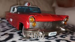 Jouet Ancien Tôle Lincoln Continental 1960 Mk5 Coupé 29cm Made In Japan