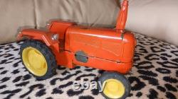 Jouet Ancien Tôle Paya Tracteur Lanz A Friction