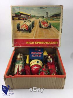 Jouet Ancien Yonezawa Toys Japan Jeu High Speed Racer Voitures Course