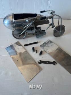 Jouet Auto-cycle Side-car Aluminium Avec Boite Et Nombreuses Documentations
