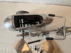 Jouet Auto-cycle Side-car Aluminium Avec Boite Et Nombreuses Documentations