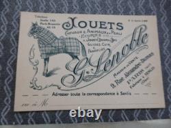 Jouet. Ecurie G LENOBLE avec nombreux accessoires dont un cheval, Rare