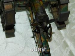 Jouet En Tôle Canon D'Artillerie Camouflé! Fabricant Märklin