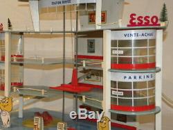 Jouet Garage Station Service Esso Depreux Pour Voitures Miniatures Dinky Norev +