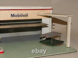 Jouet Garage Station Service Mobilgas Mobiloil Voiture Miniature Dinky Norev Cij