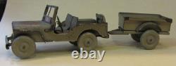 Jouet Jeep de marque Gaubin Doude Polichinelle 1946