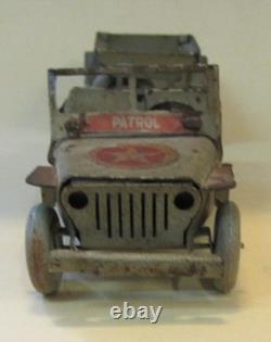 Jouet Jeep de marque Gaubin Doude Polichinelle 1946