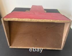 Jouet Jeu Ancien Art Forain Passe-boules Chien En Bois Peint Au Pochoir