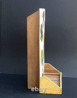 Jouet Jeu Ancien Art Forain Passe-boules En Bois Peint Au Pochoir Canard