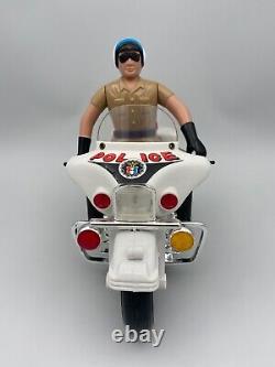 Jouet Moto Police Highway Patrol Policier Vintage Avec Boite D Origine F598