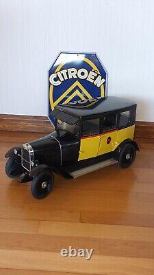 Jouet Tole Citroën B14 Taxi Brepsomn Fontenelle 1/7 Excellent État D'origine