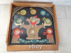 Jouet ancien CLOWN CIRQUE jeu adresse art populaire old circus toy art populaire