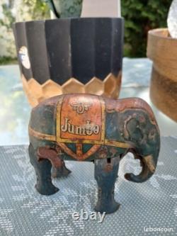 Jouet ancien JUMBO elephant mecanique