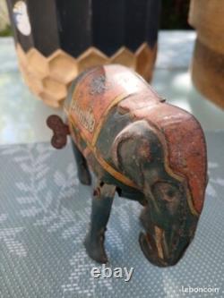 Jouet ancien JUMBO elephant mecanique